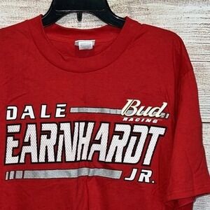 Chase Authentics NASCAR Dale Earnhardt Jr Career Highlights Red T Shirt Large